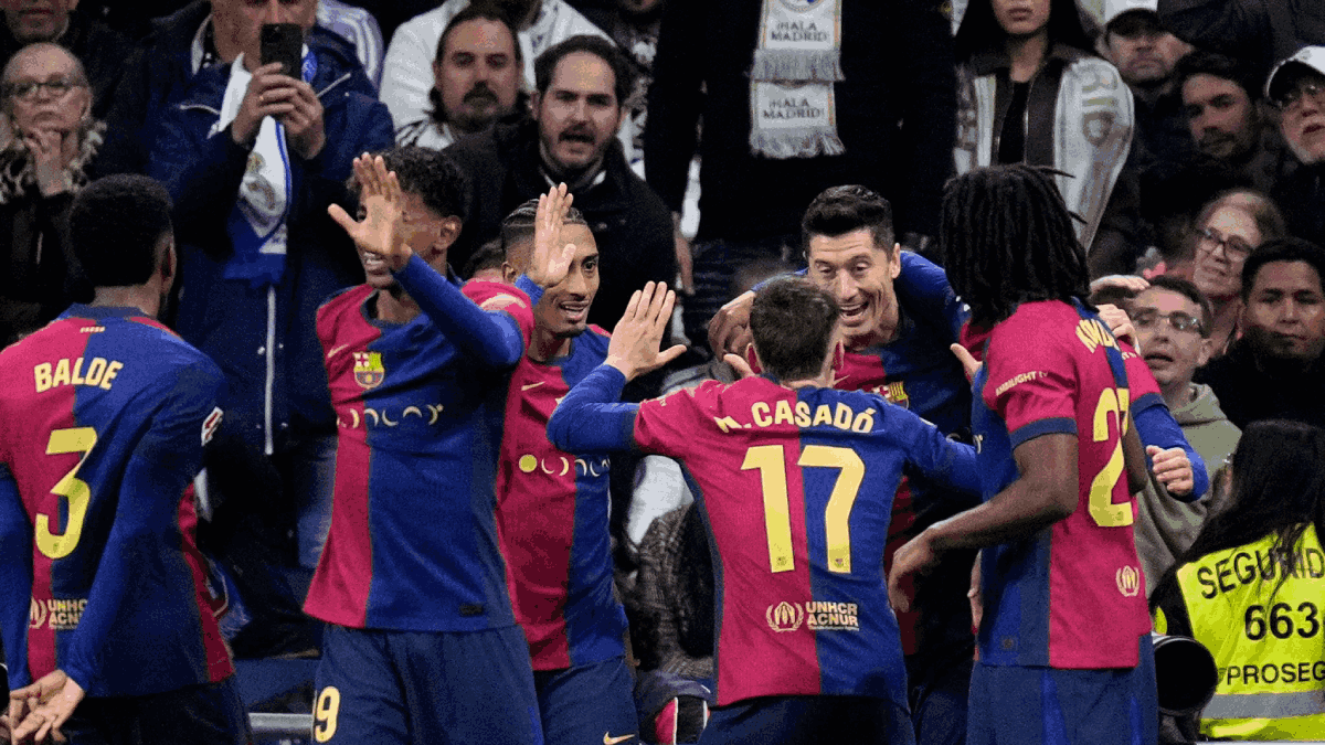 Chiến thắng đậm đà 4-0 của Barcelona trước Real Madrid ở trận lượt đi.